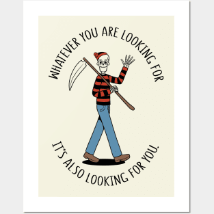 I’m Also Looking For You Waldo Death by Tobe Fonseca Posters and Art